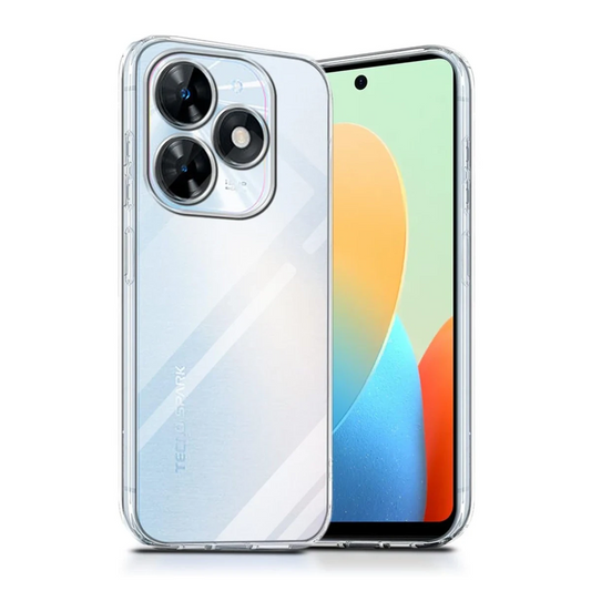 Tecno Spark Go 2024 Kılıf Lüx Şeffaf Silikon