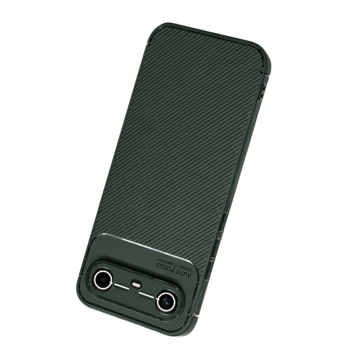 Tecno Spark Slim 5G Auto Focus Karbon Kapak - Koyu Yeşil