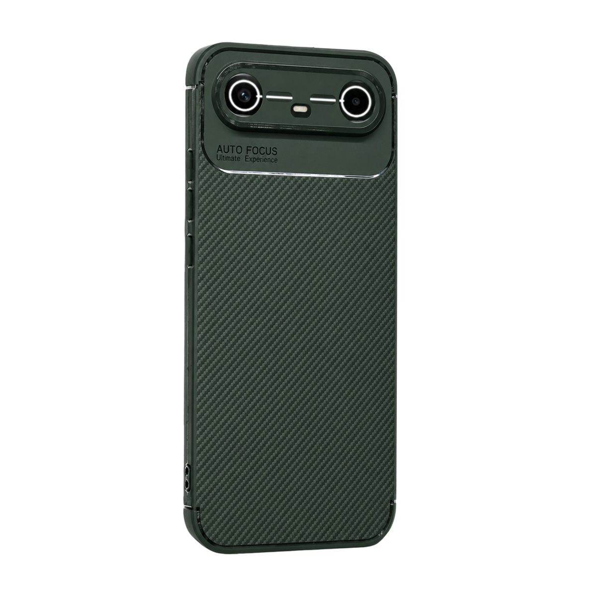 Tecno Spark Slim 5G Auto Focus Karbon Kapak - Koyu Yeşil