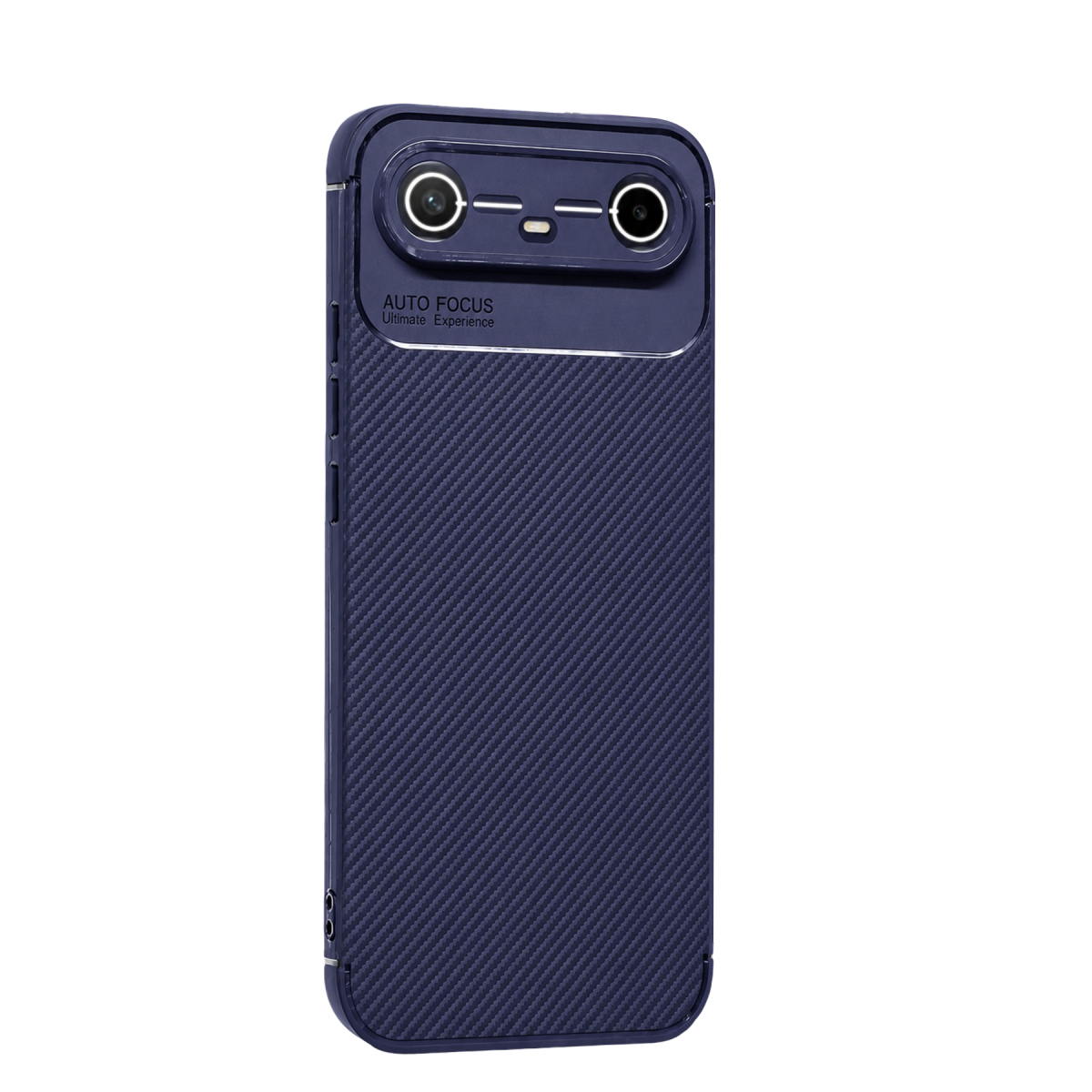 Tecno Spark Slim 5G Auto Focus Karbon Kapak - Lacivert