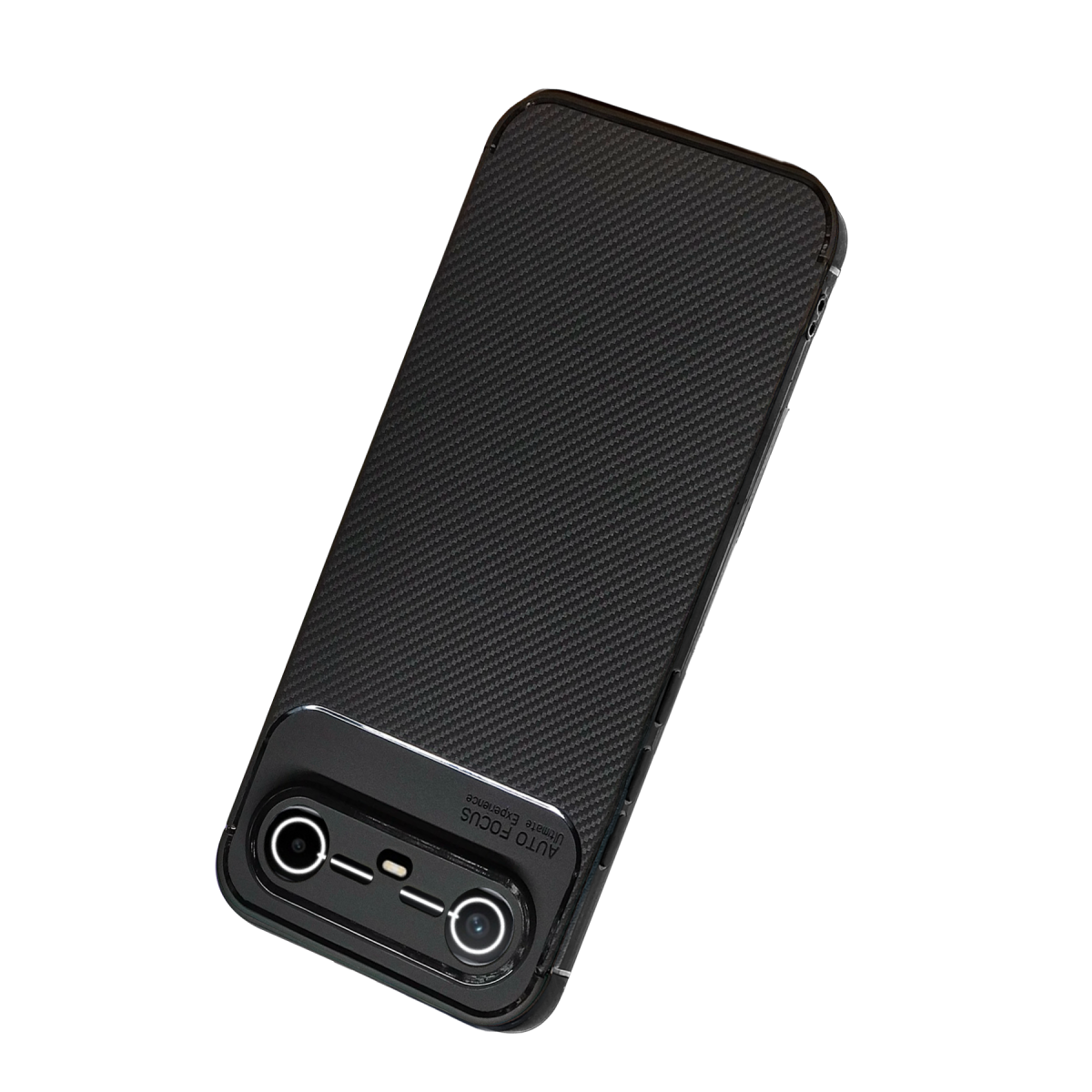 Tecno Spark Slim 5G Auto Focus Karbon Kapak - Siyah