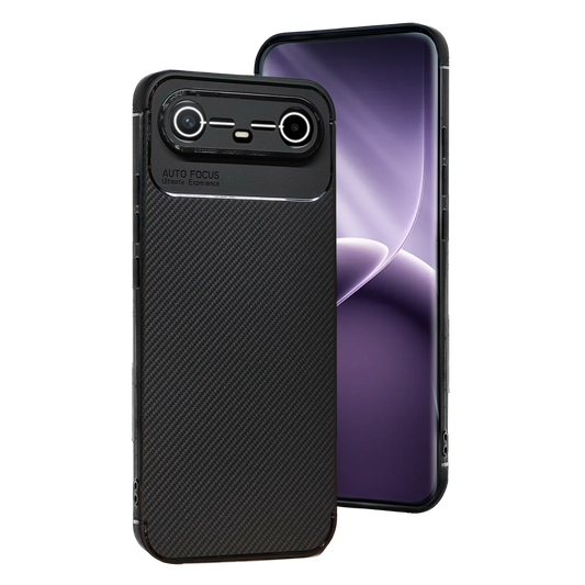 Tecno Spark Slim 5G Auto Focus Karbon Kapak - Siyah
