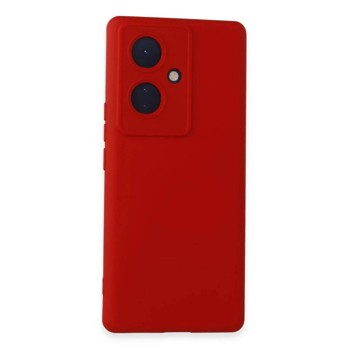 Vivo V29 Lite Kılıf Nano içi Kadife Silikon - Kırmızı