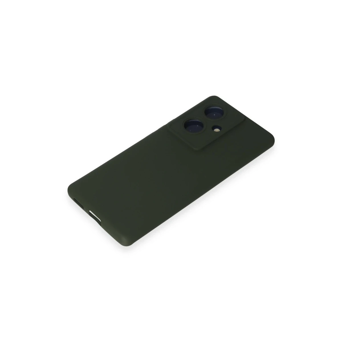 Vivo V29 Lite Kılıf Nano içi Kadife Silikon - Koyu Yeşil