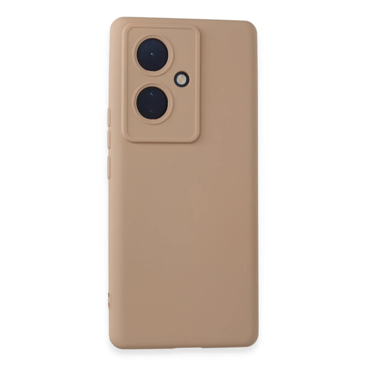 Vivo V29 Lite Kılıf Nano içi Kadife Silikon - Pudra