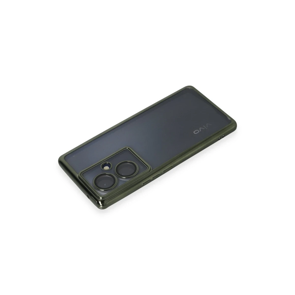 Vivo V29 Lite Kılıf Razer Lensli Silikon - Yeşil