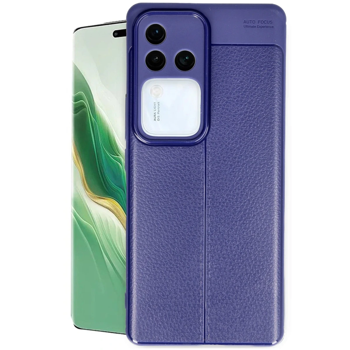 Vivo V30 5G Kılıf Auto Focus Kapak - Lacivert