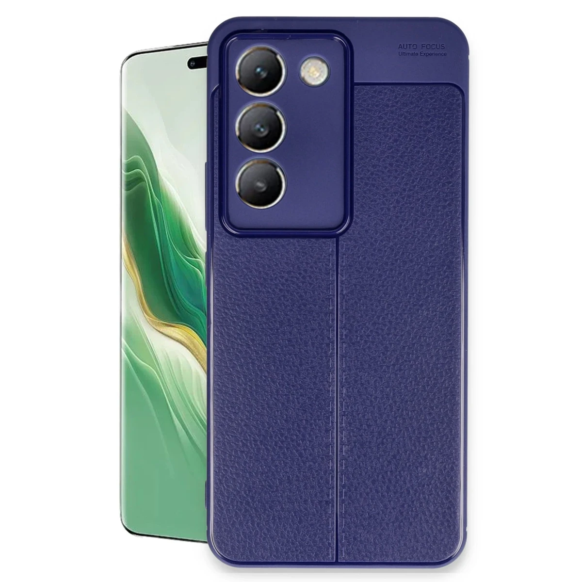 Vivo V30 Lite 4G Kılıf Auto Focus Kapak - Lacivert