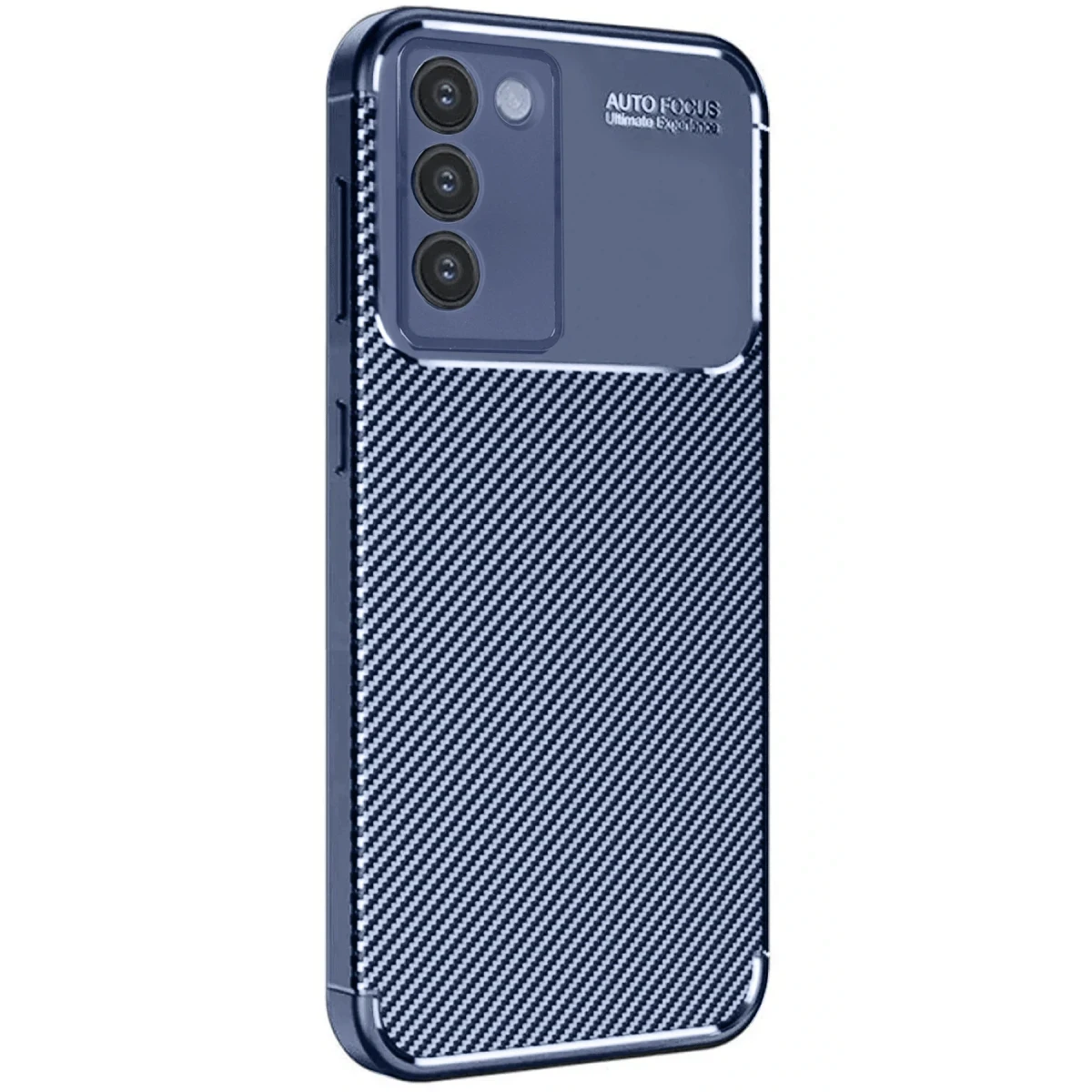 Vivo V30 Lite 4G Kılıf Auto Focus Karbon Kapak - Lacivert