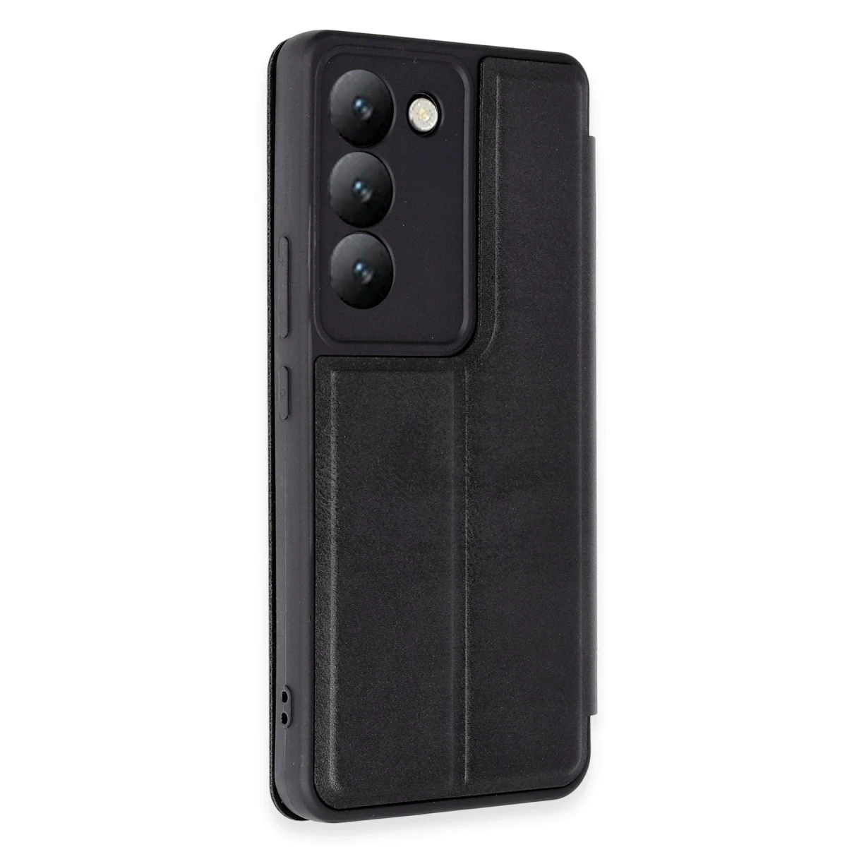 Vivo V30 Lite 4G Kılıf Flip Cover - Siyah