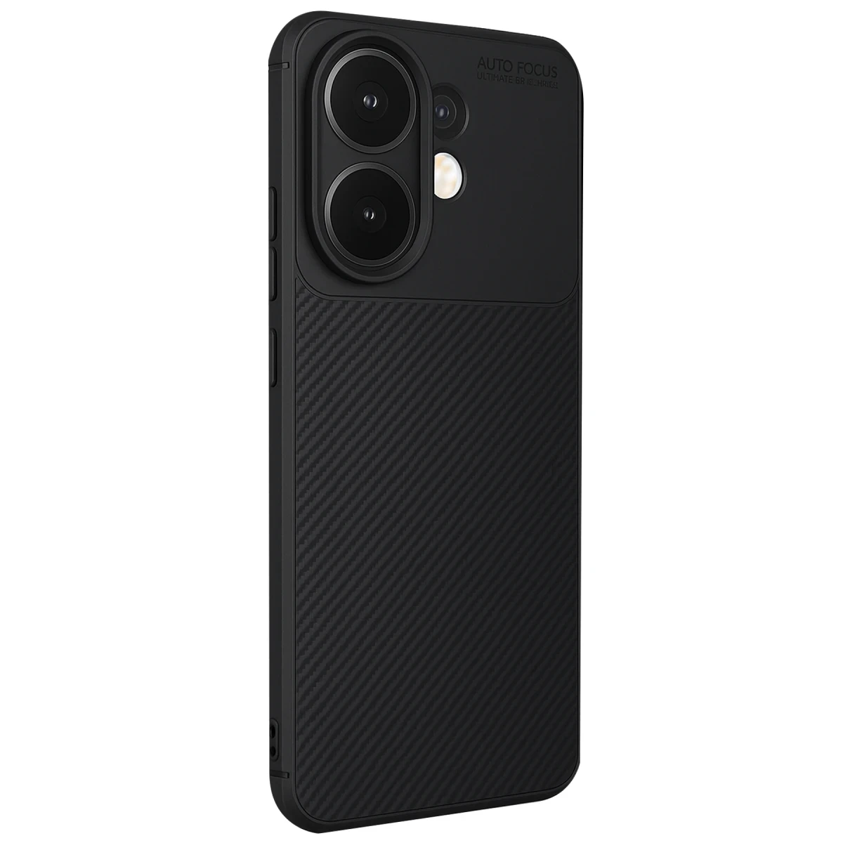 Vivo V60 5G Auto Focus Karbon Kapak - Siyah