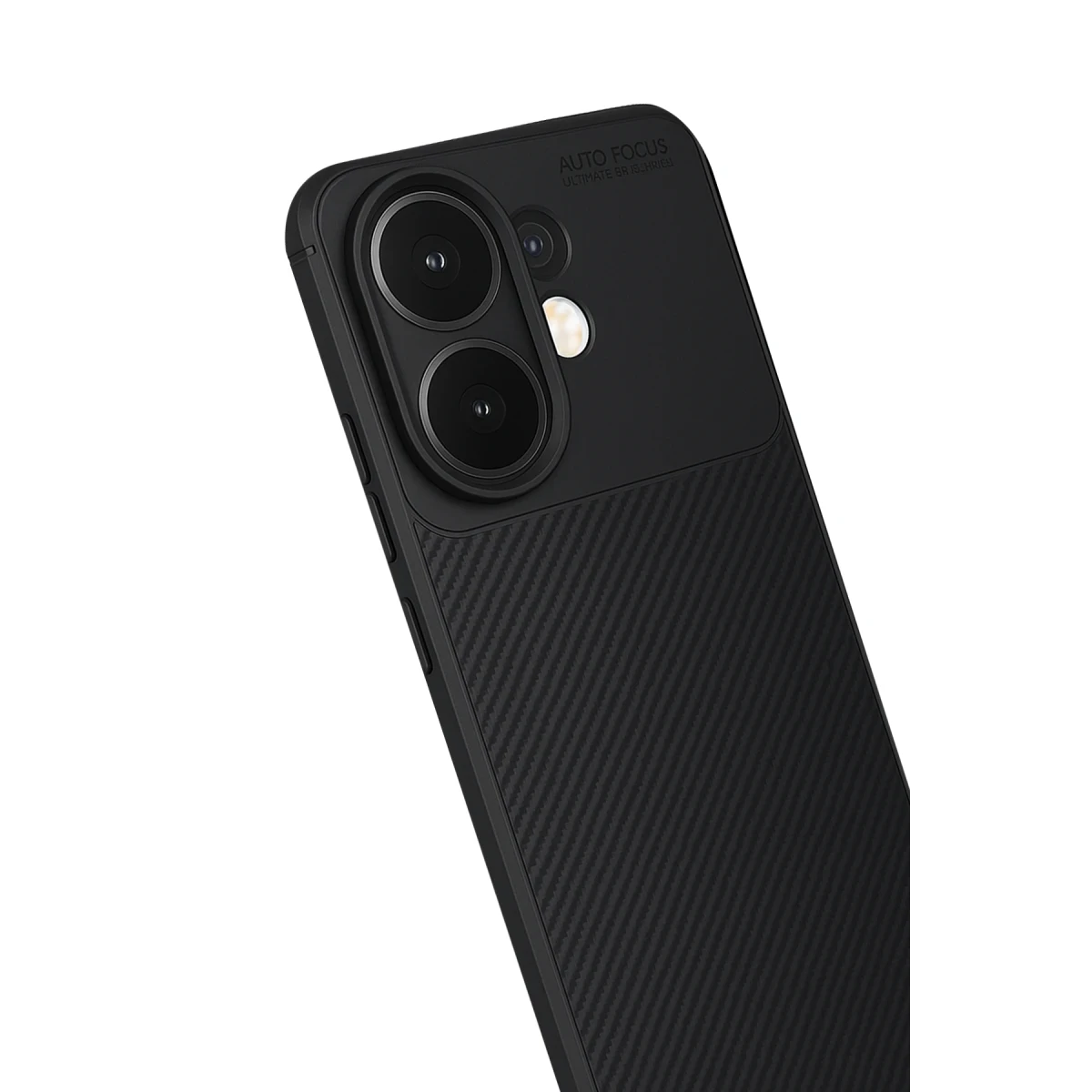 Vivo V60 5G Auto Focus Karbon Kapak - Siyah