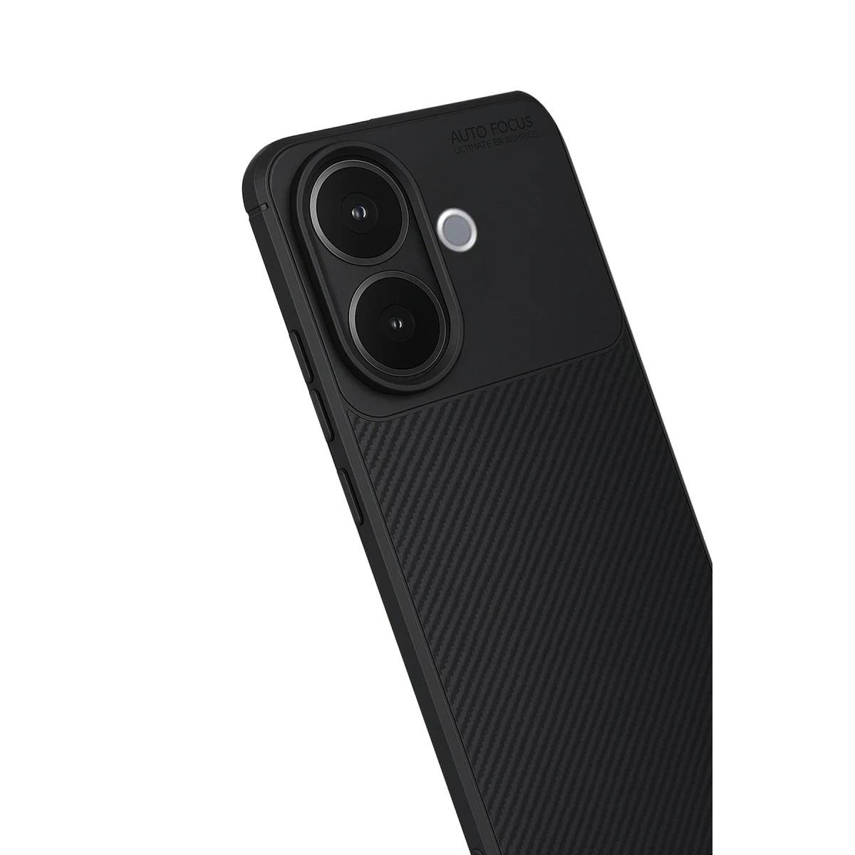 Vivo V60 Lite Auto Focus Karbon Kapak - Siyah