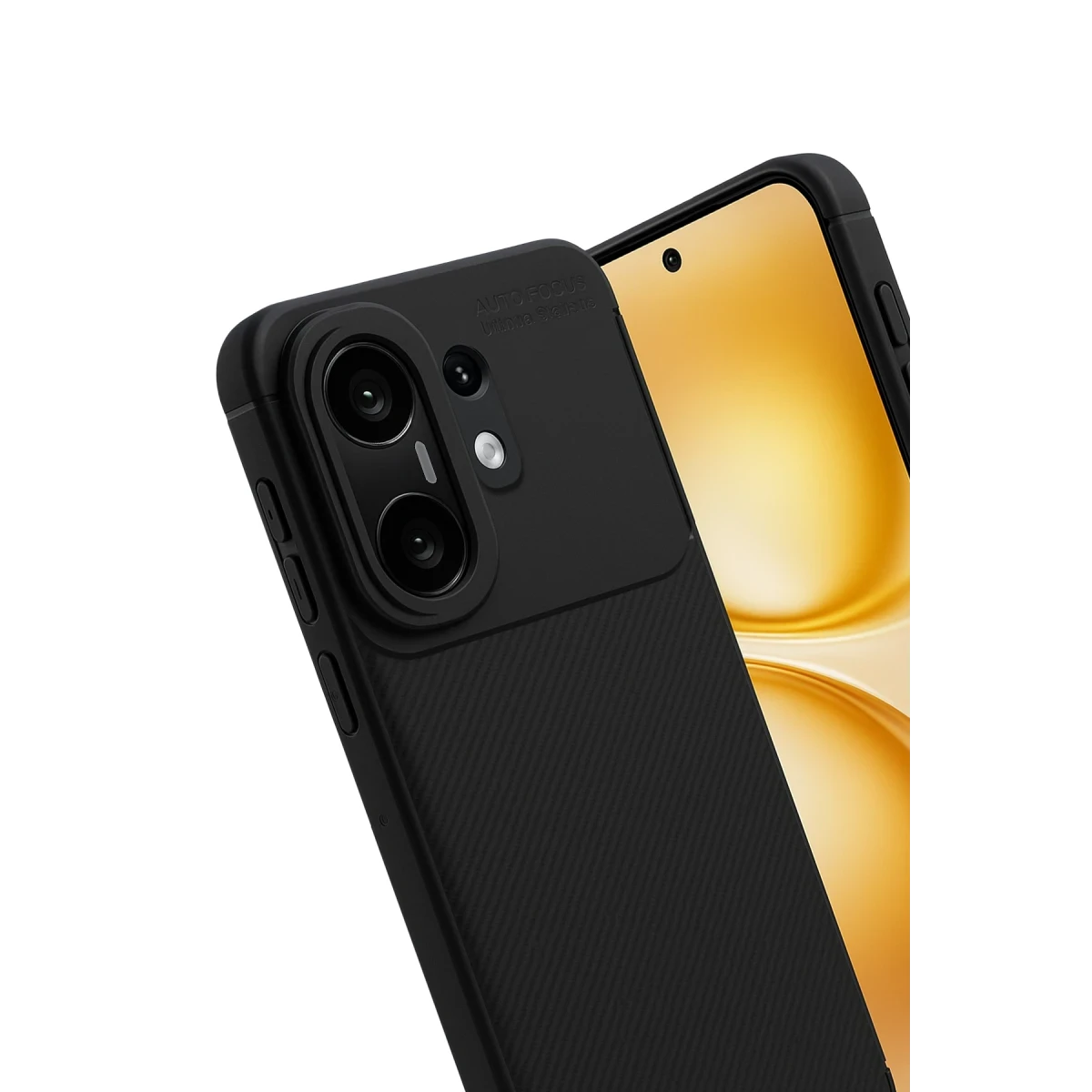 Vivo X200 FE Auto Focus Karbon Kapak - Siyah