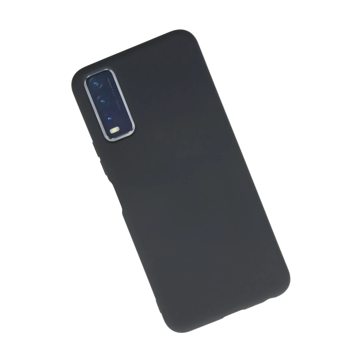 Vivo Y11S Kılıf Nano içi Kadife Silikon - Gri