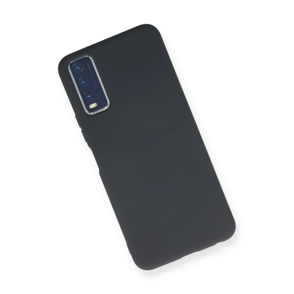 Vivo Y11S Kılıf Nano içi Kadife Silikon - Lacivert