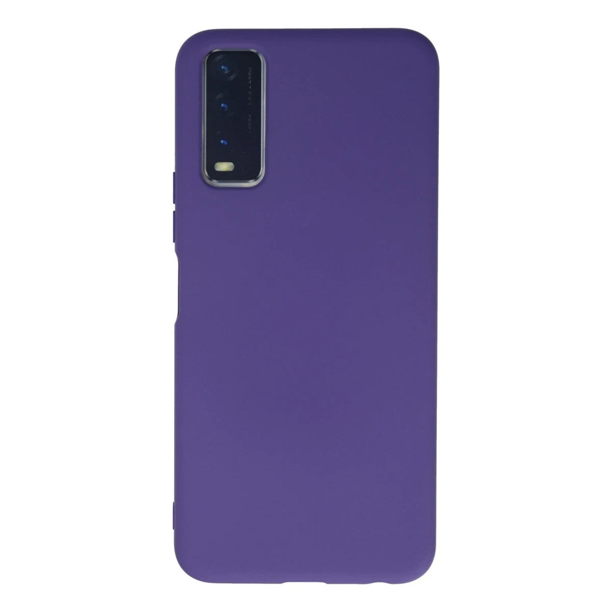 Vivo Y11S Kılıf Nano içi Kadife Silikon - Mor