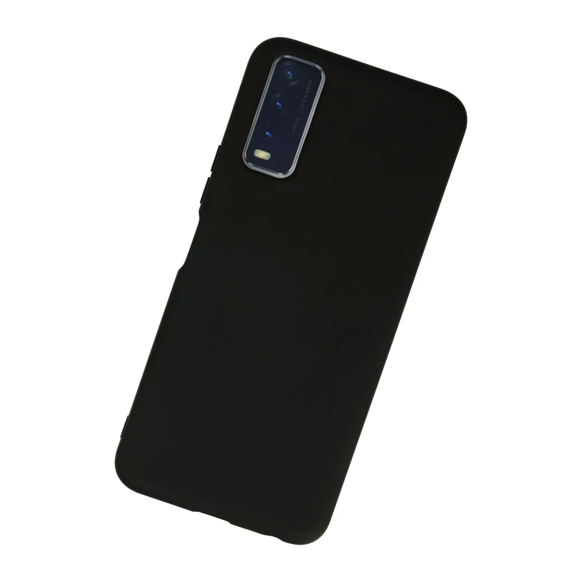 Vivo Y11S Kılıf Nano içi Kadife Silikon - Siyah