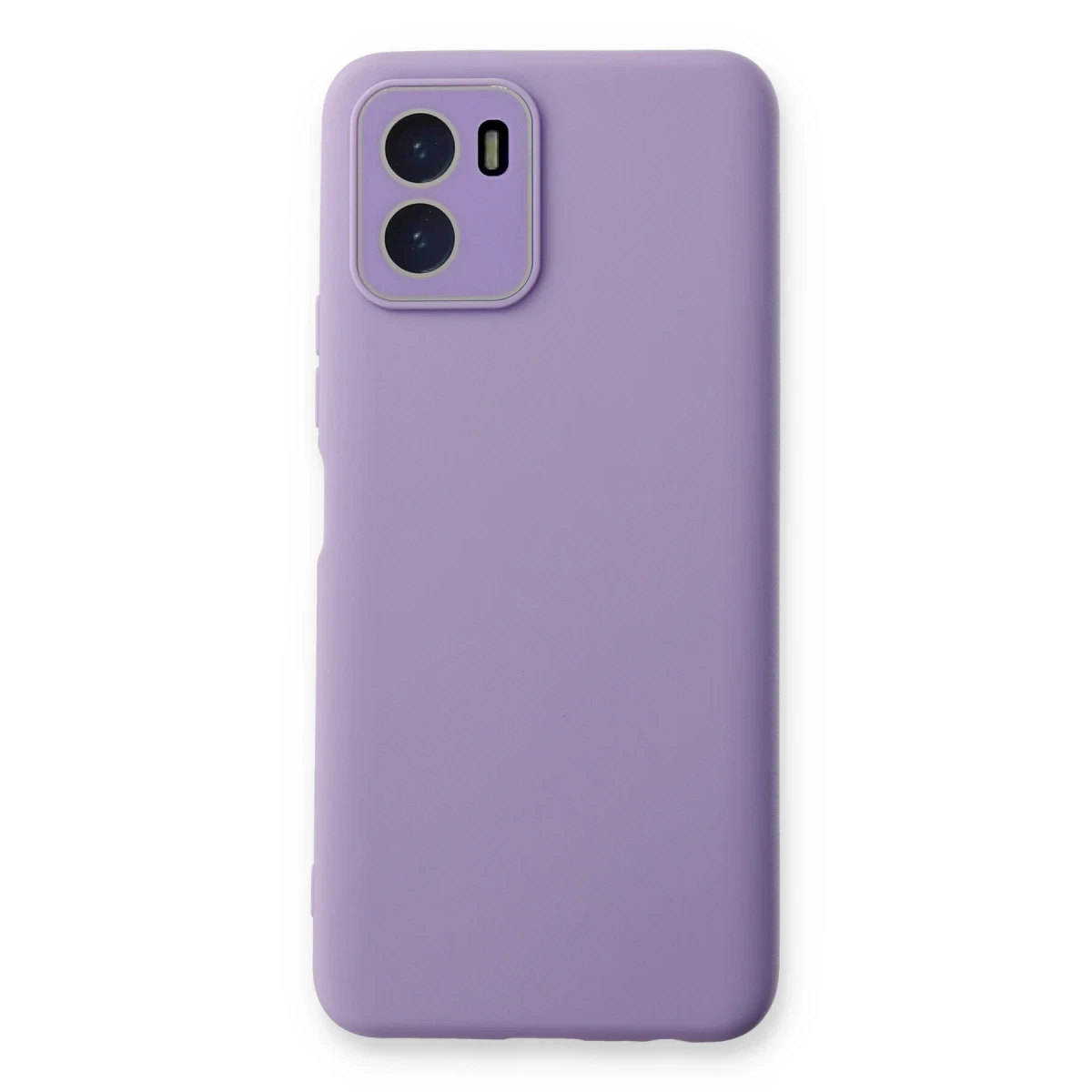 Vivo Y15S Kılıf Lansman Glass Kapak - Lila