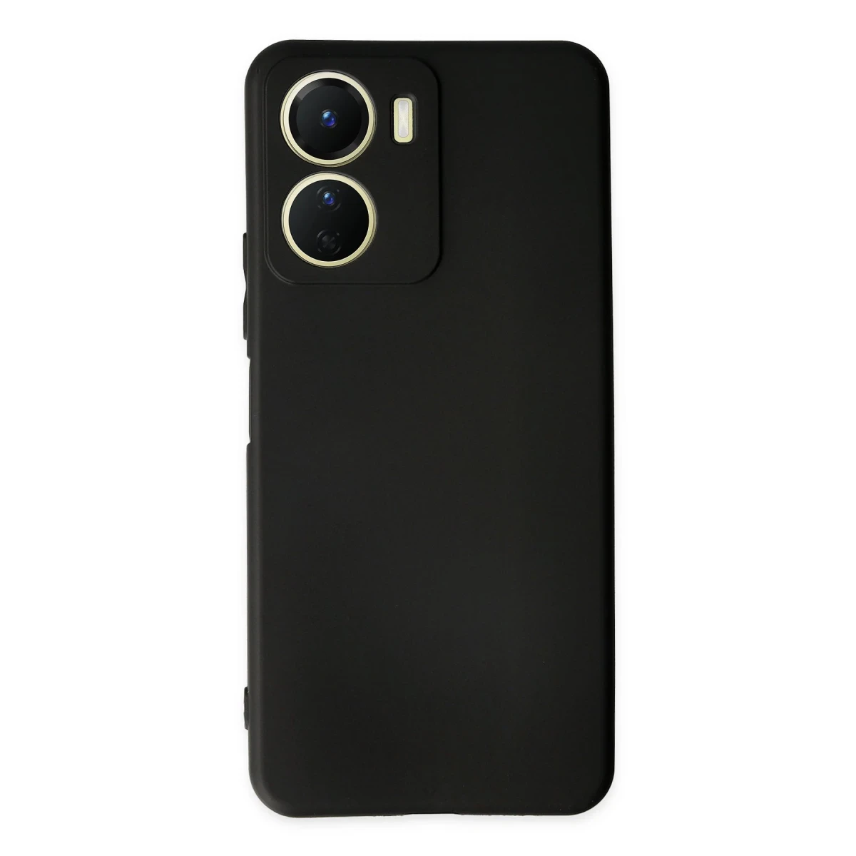 Vivo Y16 Kılıf First Silikon - Siyah