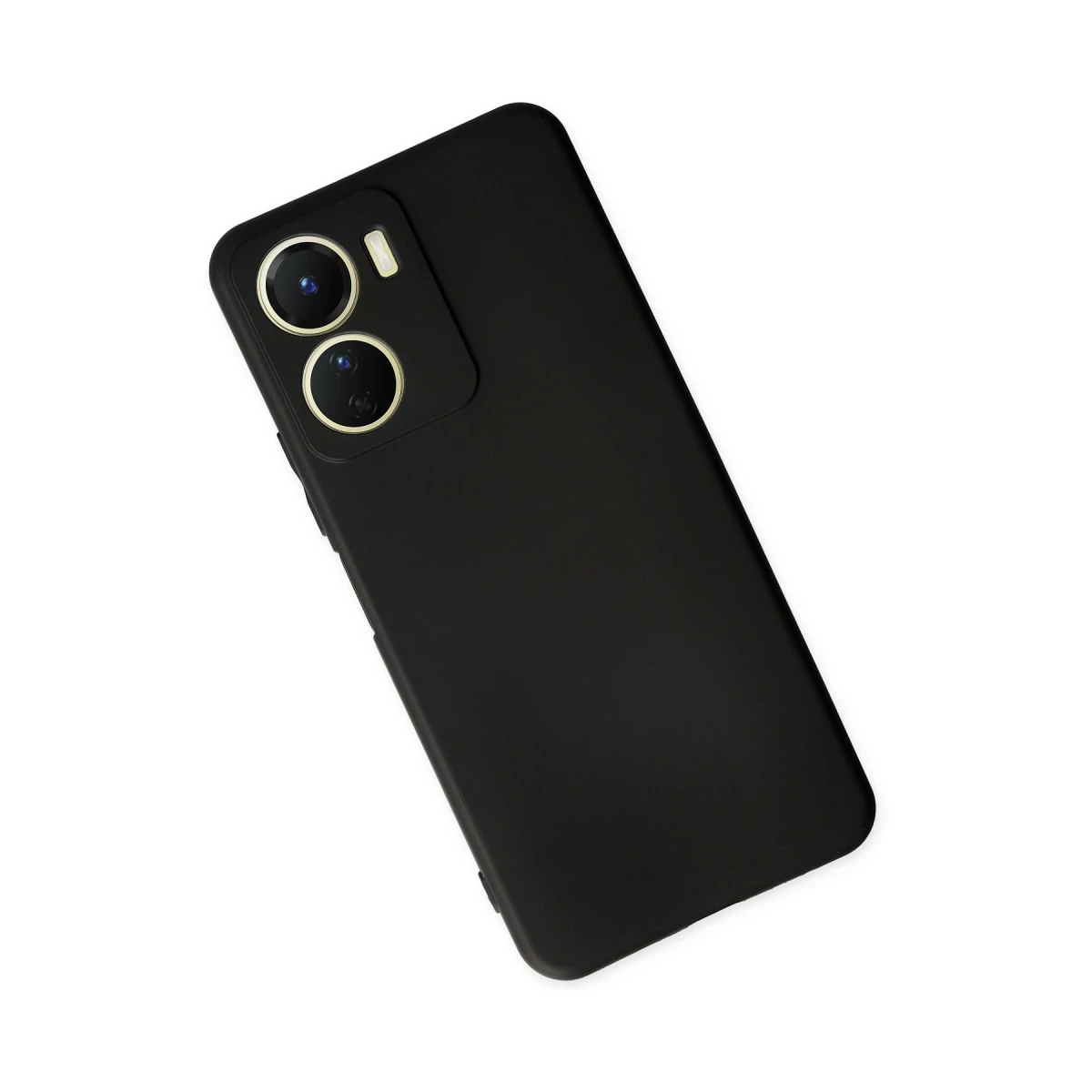 Vivo Y16 Kılıf First Silikon - Siyah