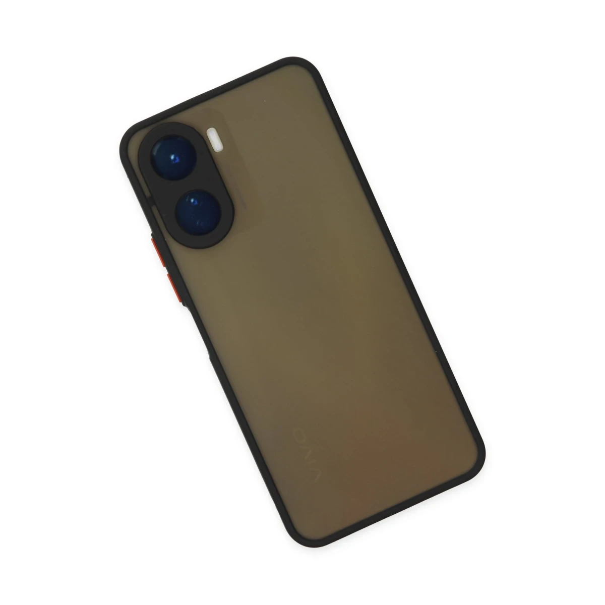 Vivo Y16 Kılıf Montreal Silikon Kapak - Siyah