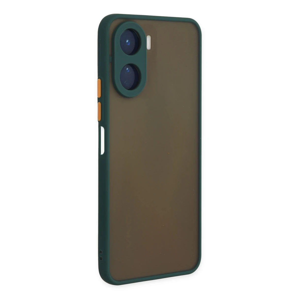 Vivo Y16 Kılıf Montreal Silikon Kapak - Yeşil