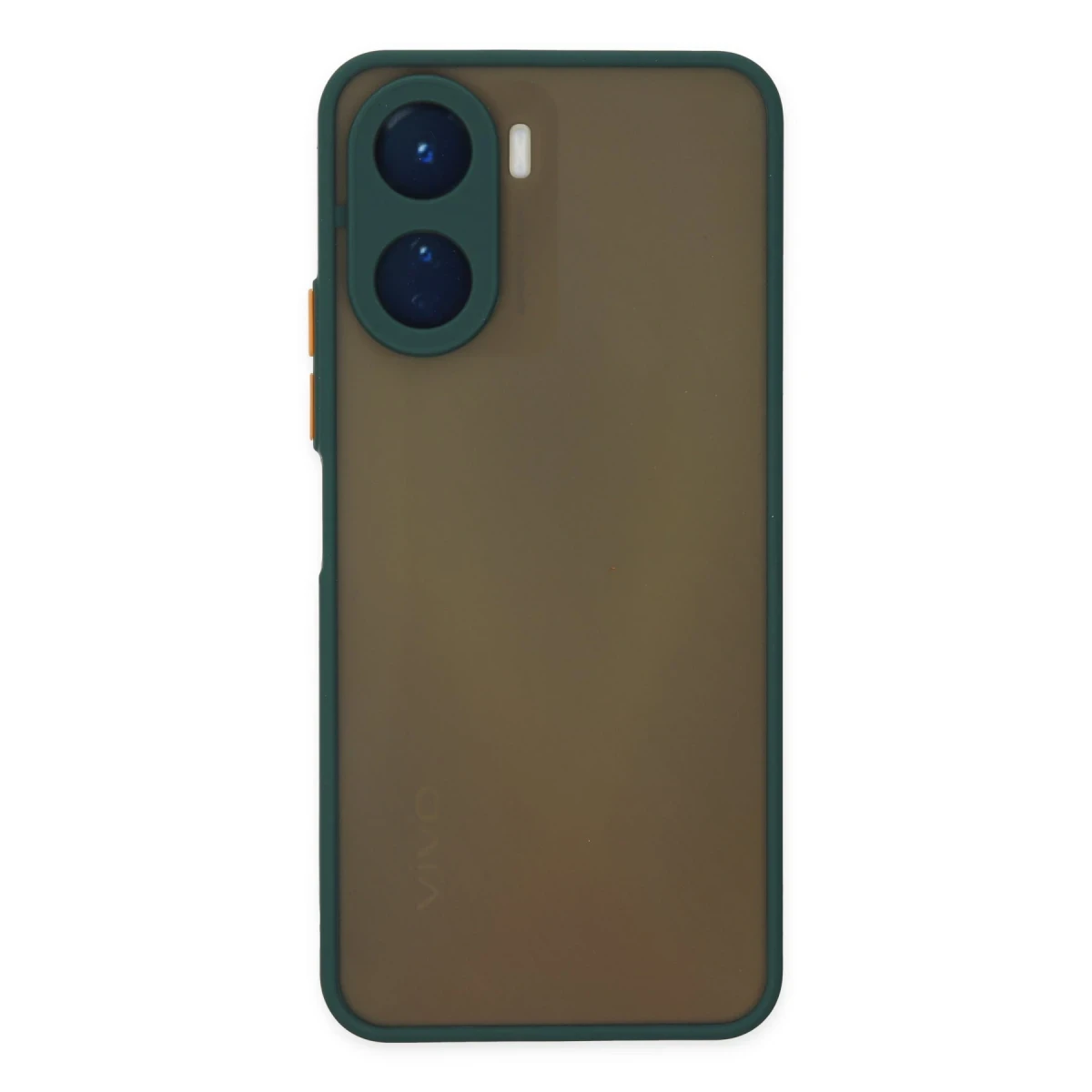 Vivo Y16 Kılıf Montreal Silikon Kapak - Yeşil