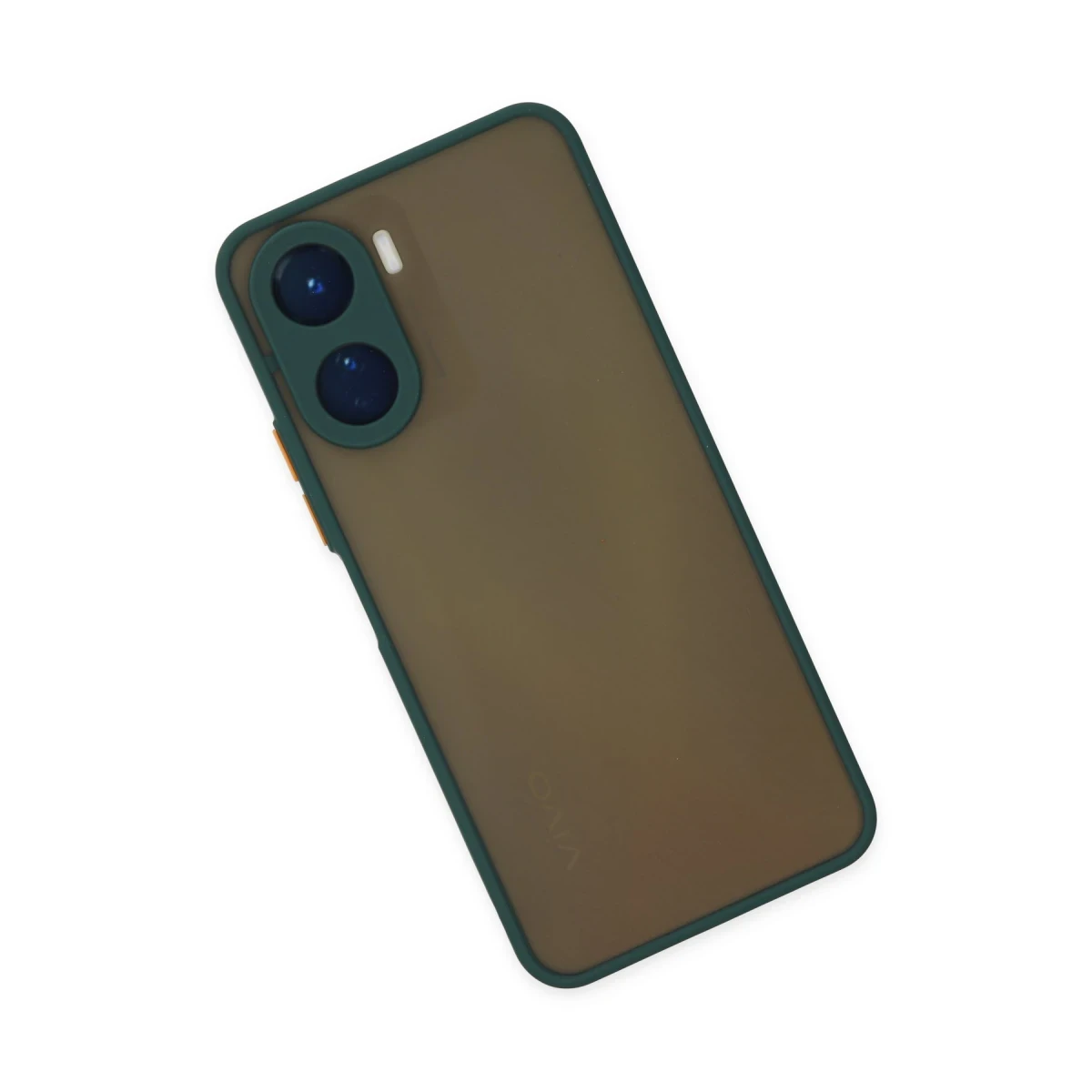 Vivo Y16 Kılıf Montreal Silikon Kapak - Yeşil