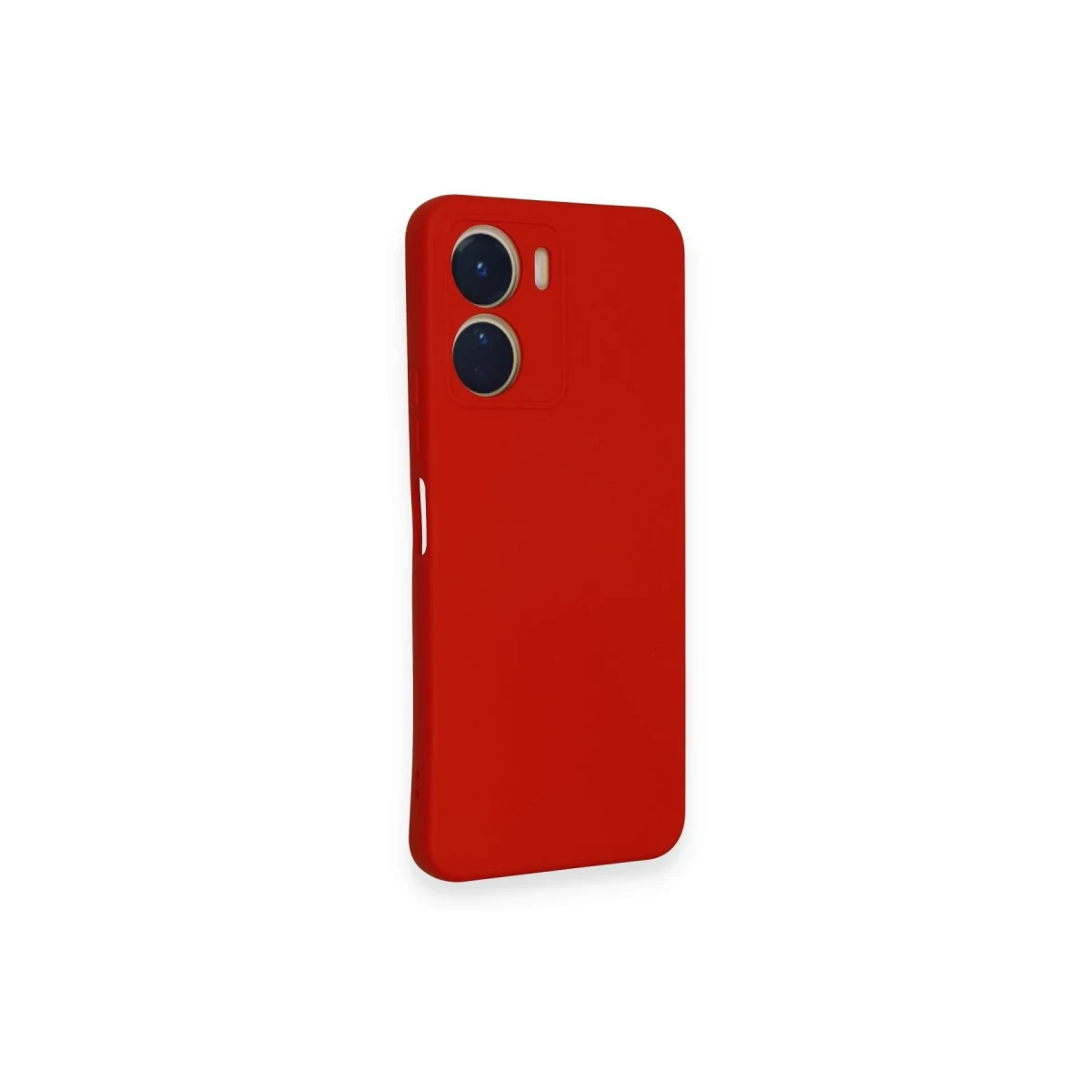 Vivo Y16 Kılıf Nano içi Kadife Silikon - Kırmızı