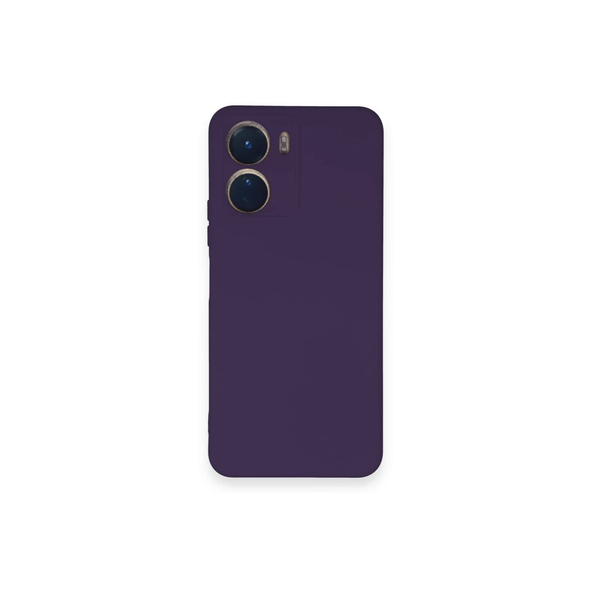 Vivo Y16 Kılıf Nano içi Kadife Silikon - Mor