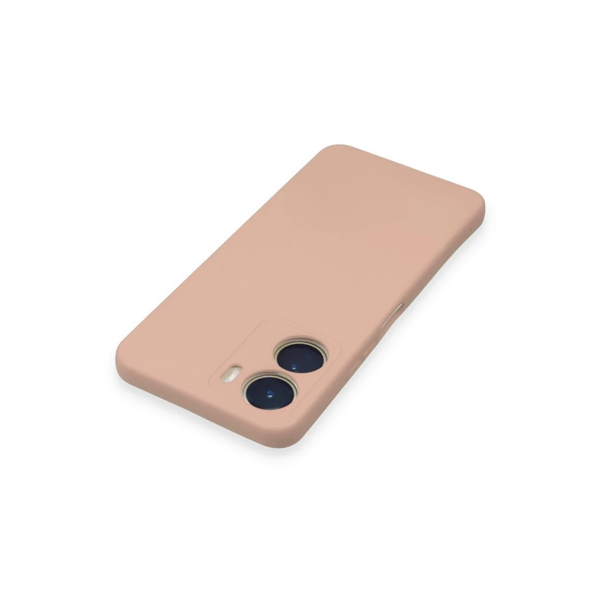 Vivo Y16 Kılıf Nano içi Kadife Silikon - Pudra