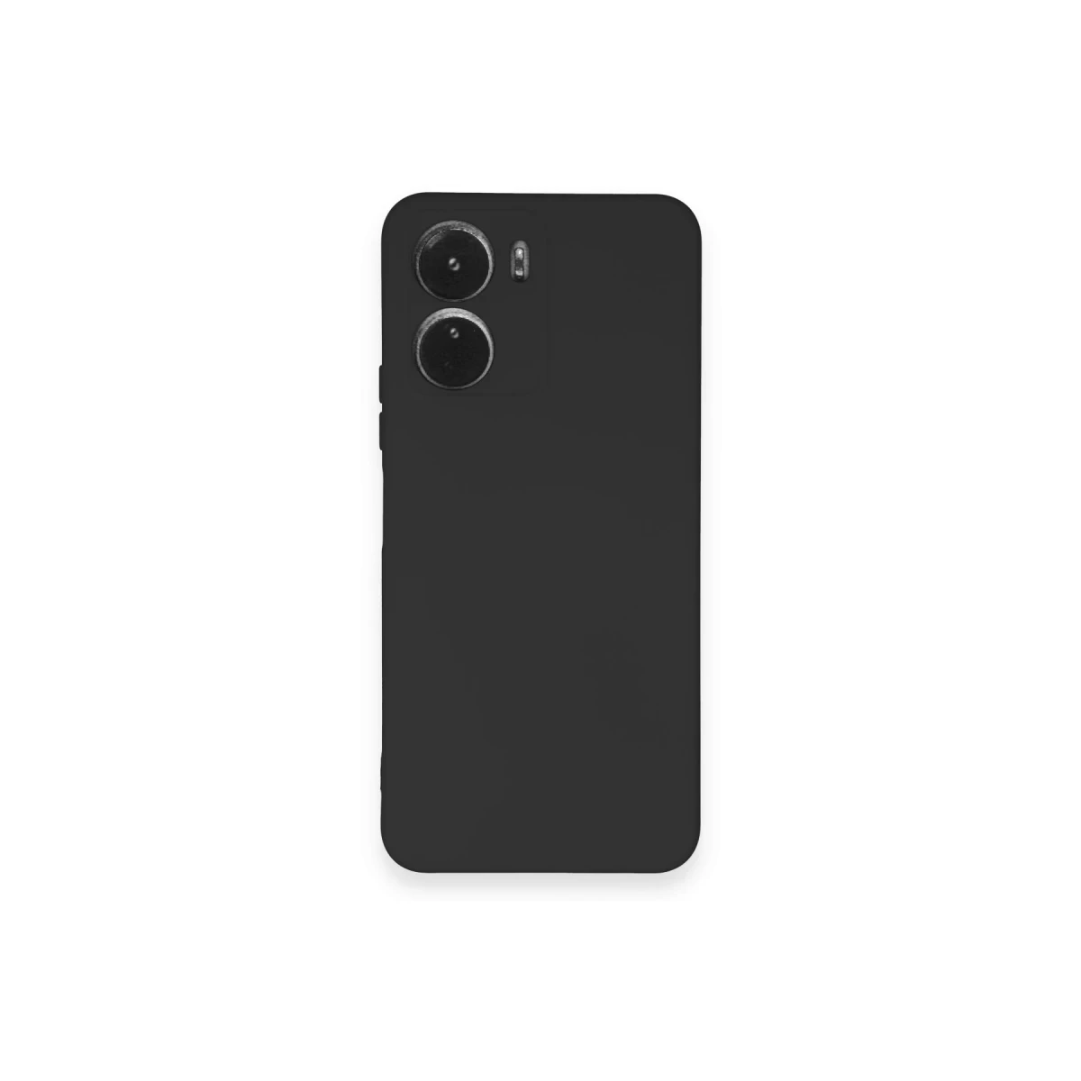 Vivo Y16 Kılıf Nano içi Kadife Silikon - Siyah