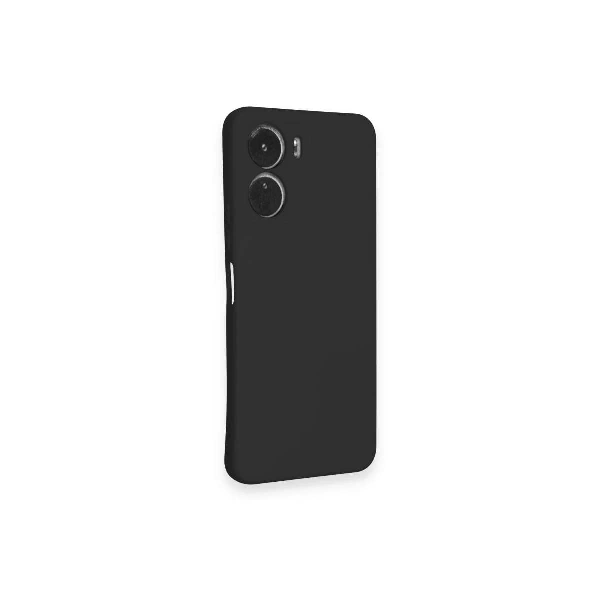 Vivo Y16 Kılıf Nano içi Kadife Silikon - Siyah