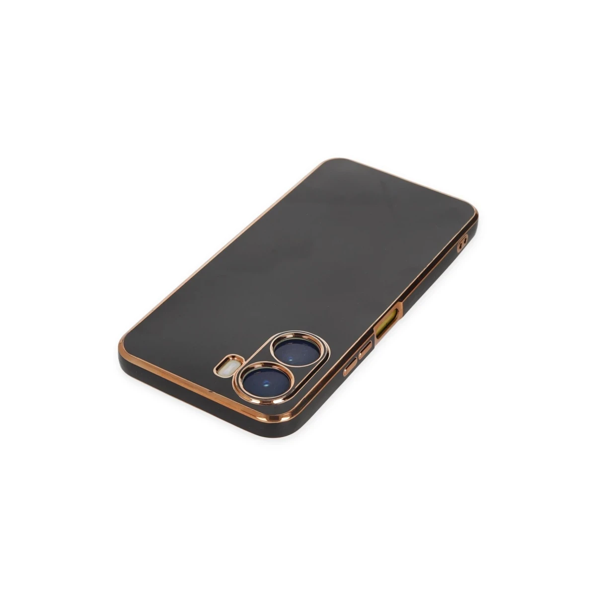 Vivo Y16 Kılıf Volet Silikon - Siyah