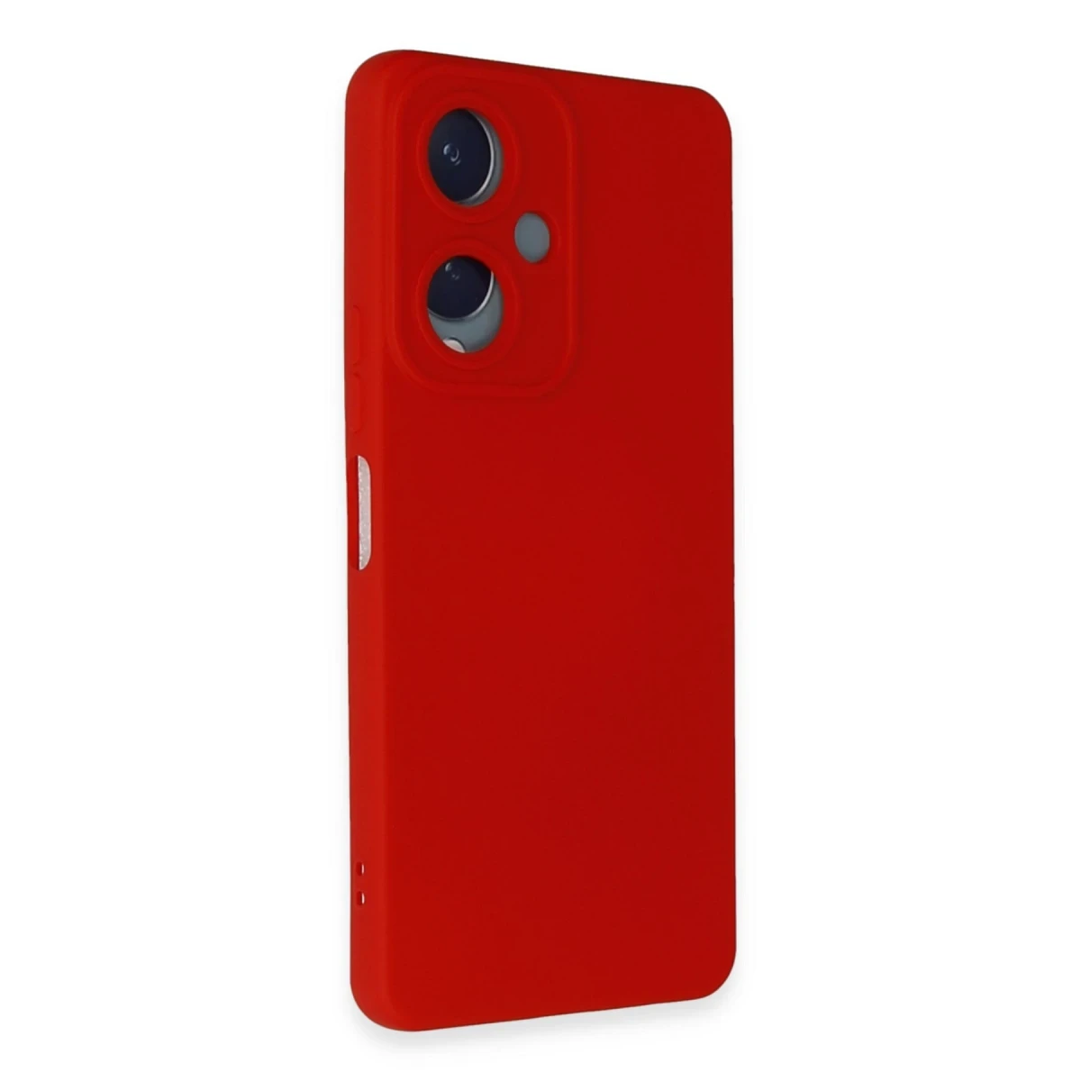 Vivo Y17S Kılıf Nano içi Kadife Silikon - Kırmızı