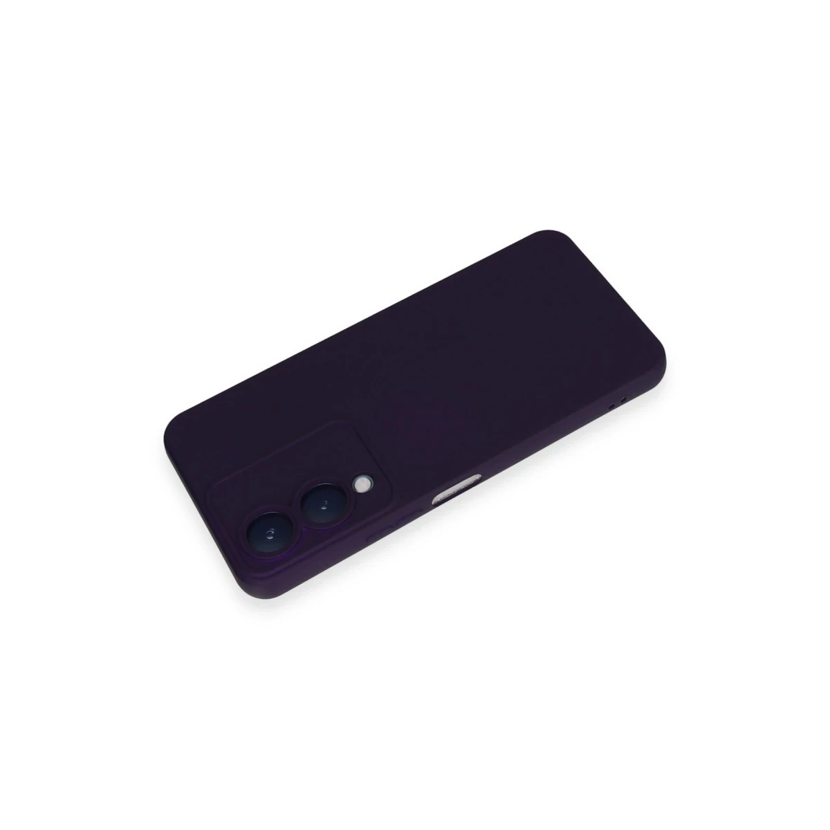 Vivo Y17S Kılıf Nano içi Kadife Silikon - Mor