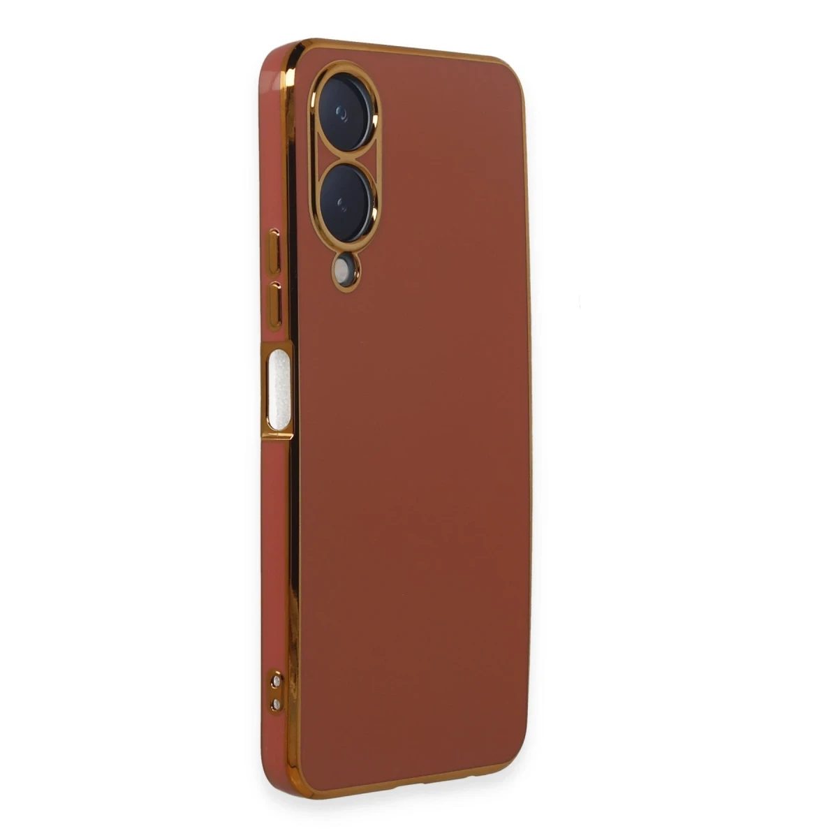 Vivo Y17S Kılıf Volet Silikon - Kırmızı