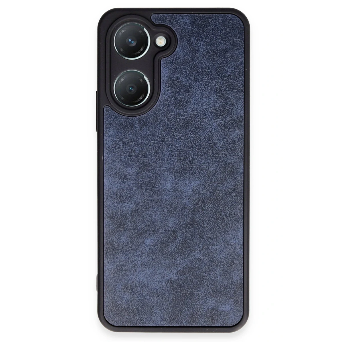 Vivo Y18 Kılıf Aras Deri Kapak - Lacivert