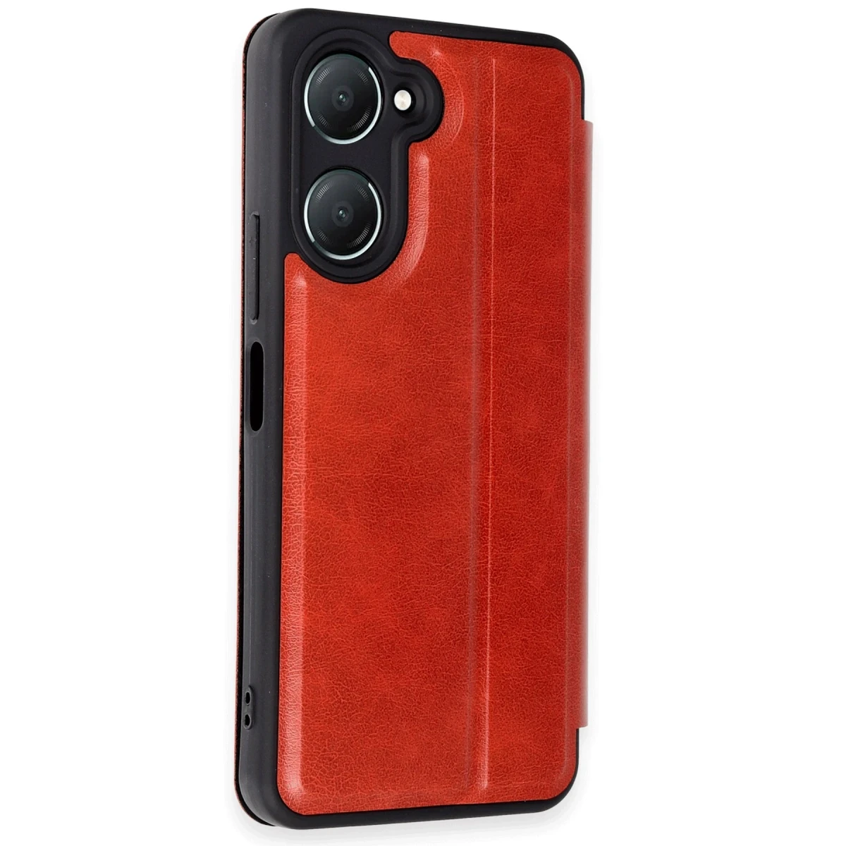 Vivo Y18 Kılıf Flip Cover - Kırmızı