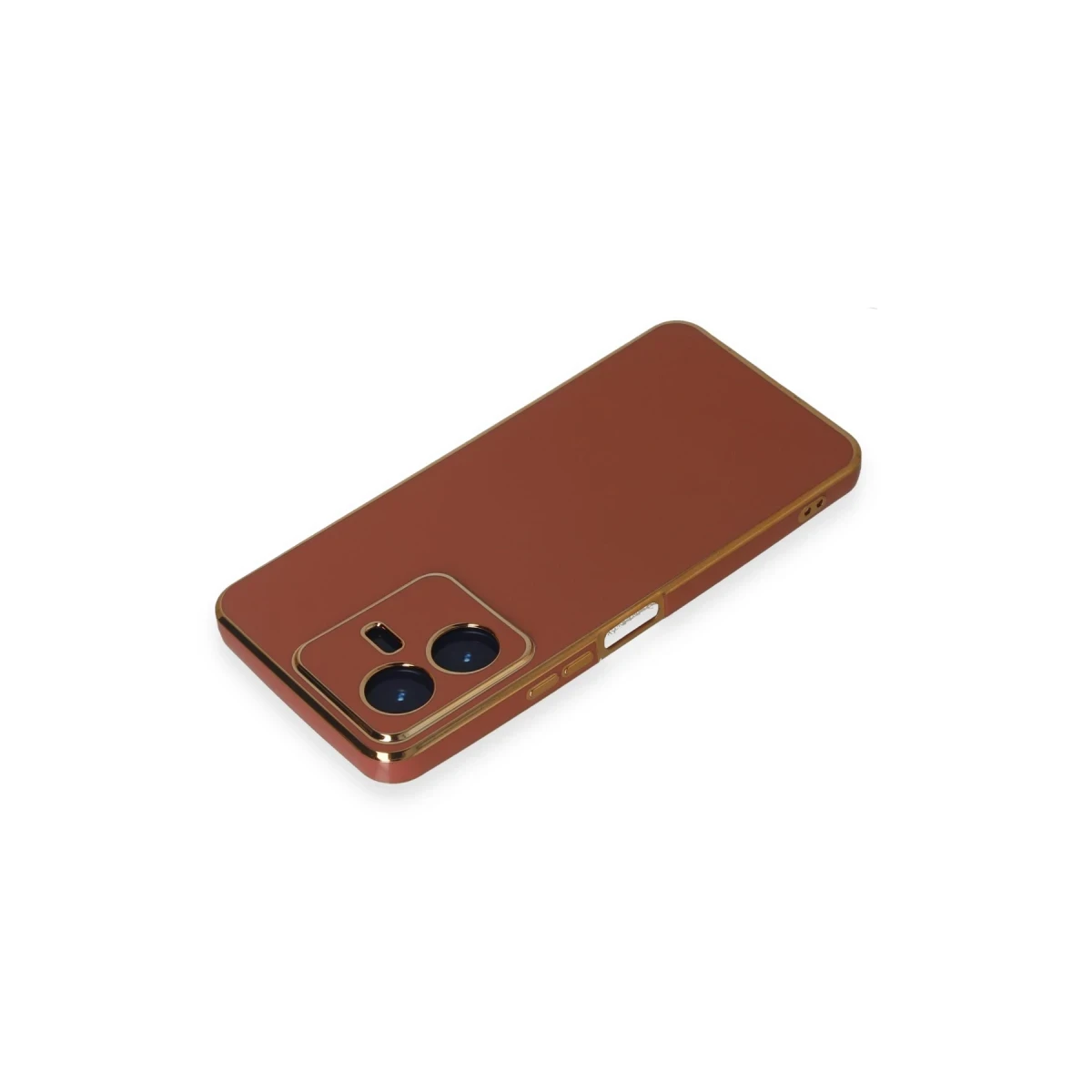 Vivo Y22 2022 Kılıf Volet Silikon - Kırmızı