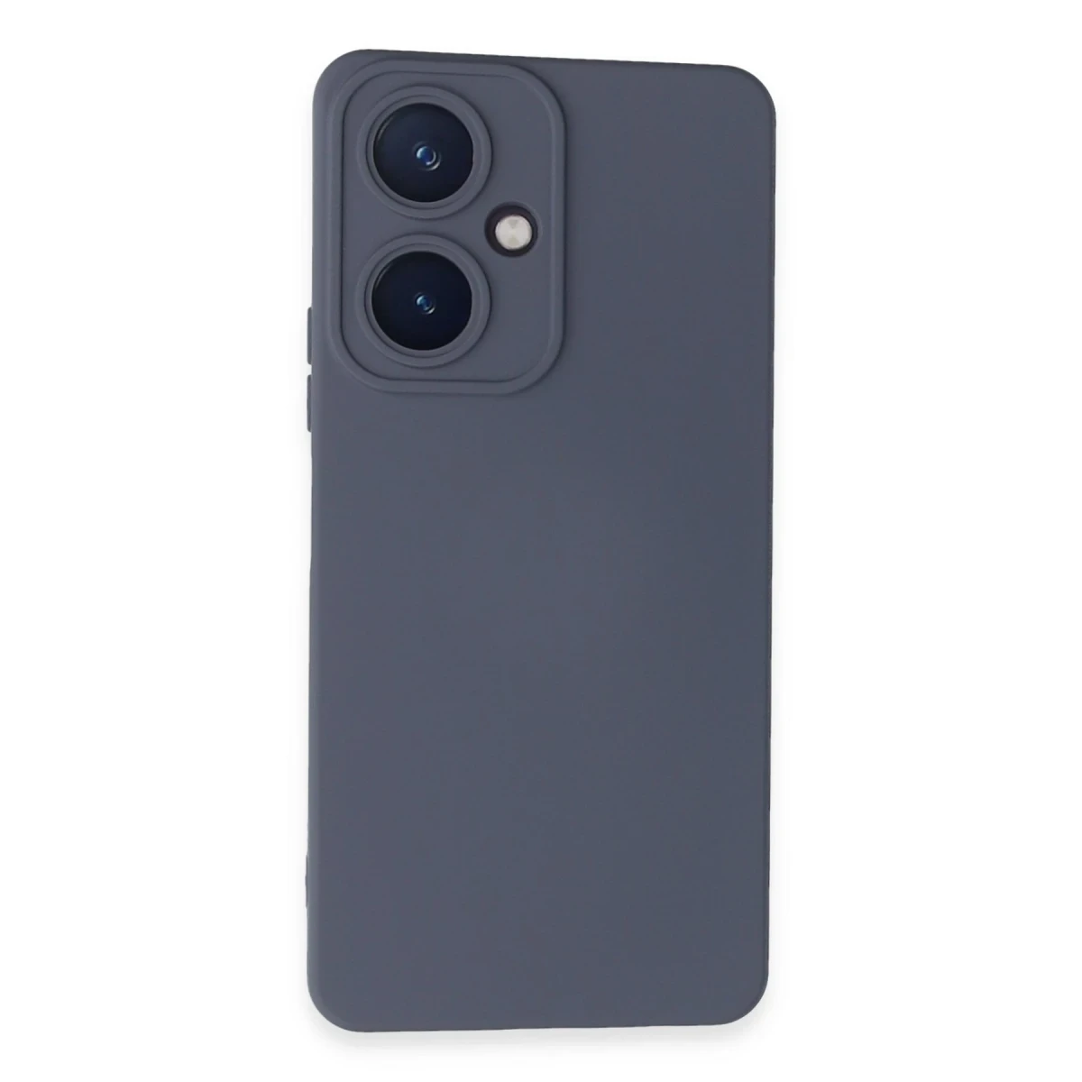 Vivo Y27 Kılıf Nano içi Kadife Silikon - Gri