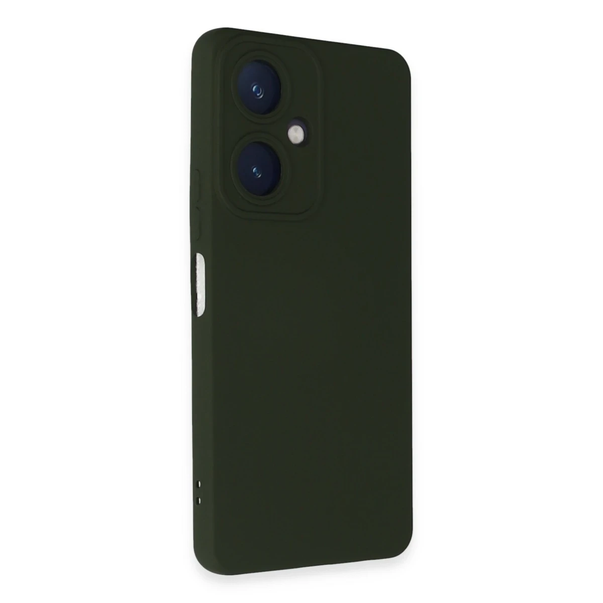 Vivo Y27 Kılıf Nano içi Kadife Silikon - Koyu Yeşil