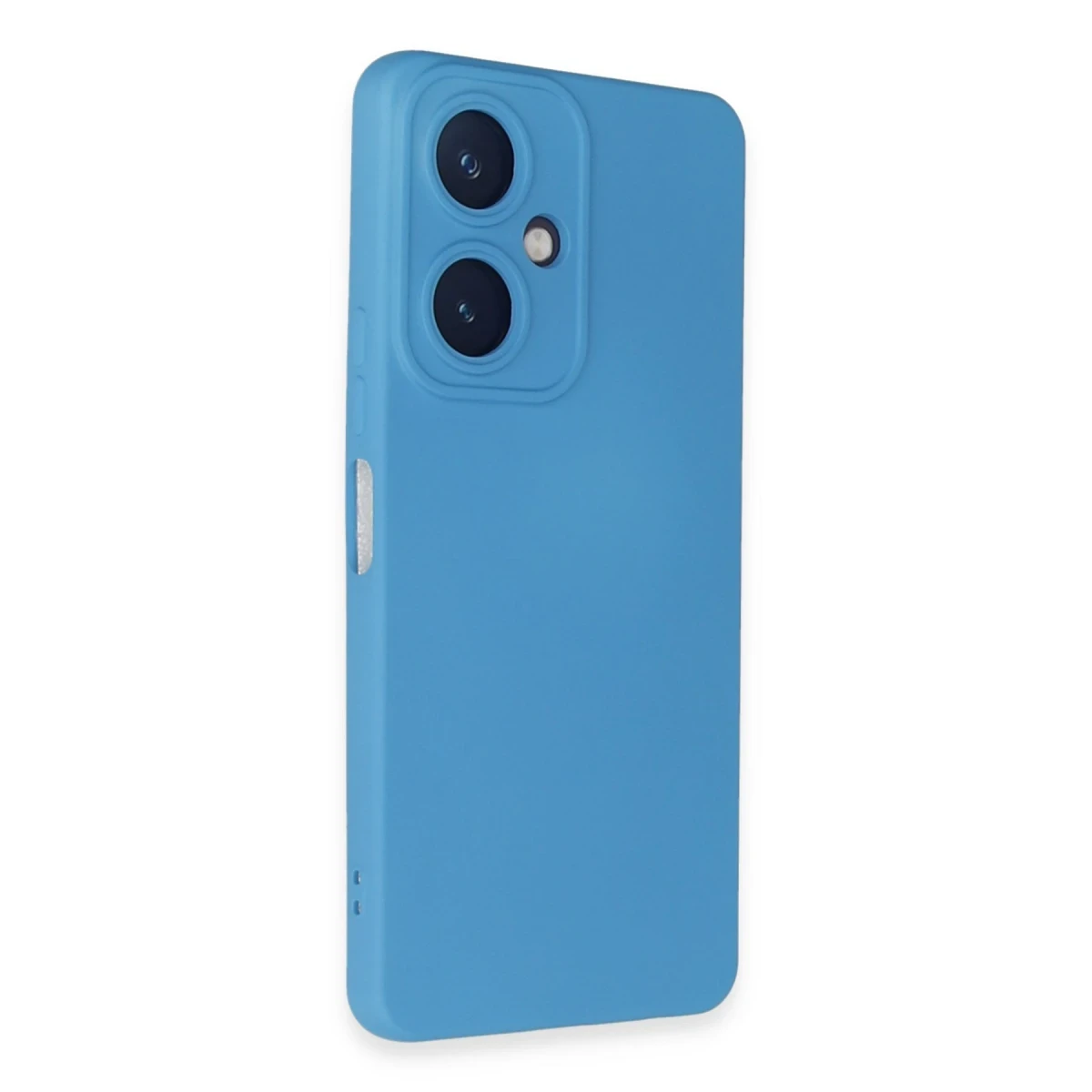 Vivo Y27 Kılıf Nano içi Kadife Silikon - Mavi