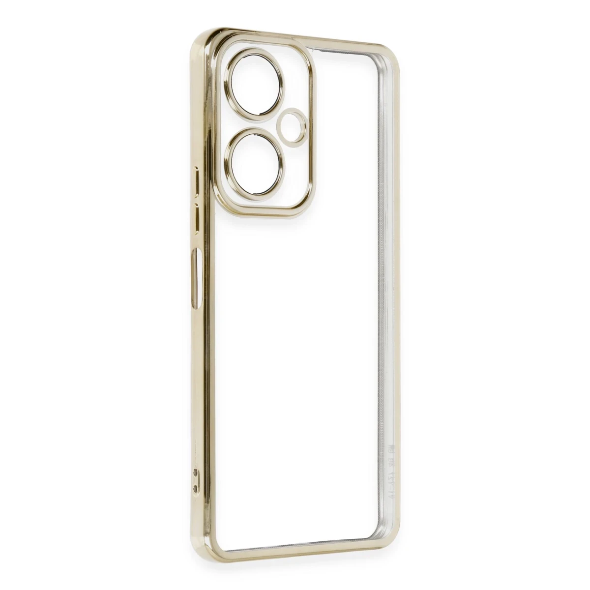 Vivo Y27 Kılıf Razer Lensli Silikon - Gold