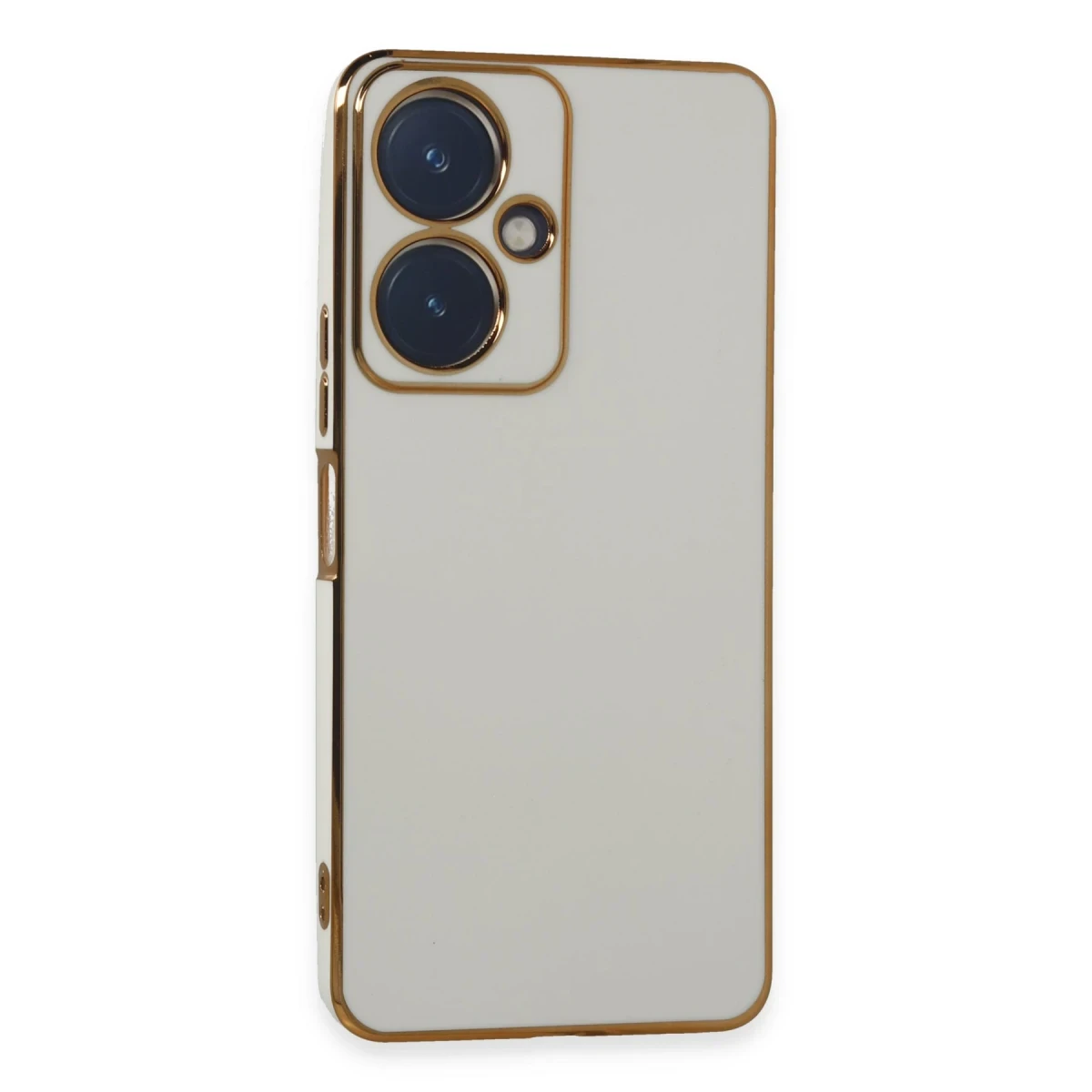 Vivo Y27 Kılıf Volet Silikon - Beyaz