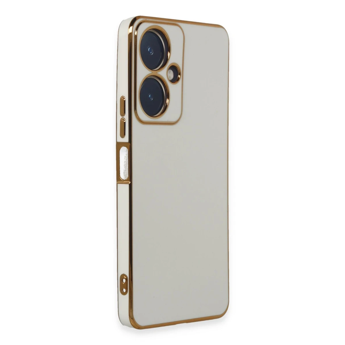 Vivo Y27 Kılıf Volet Silikon - Beyaz
