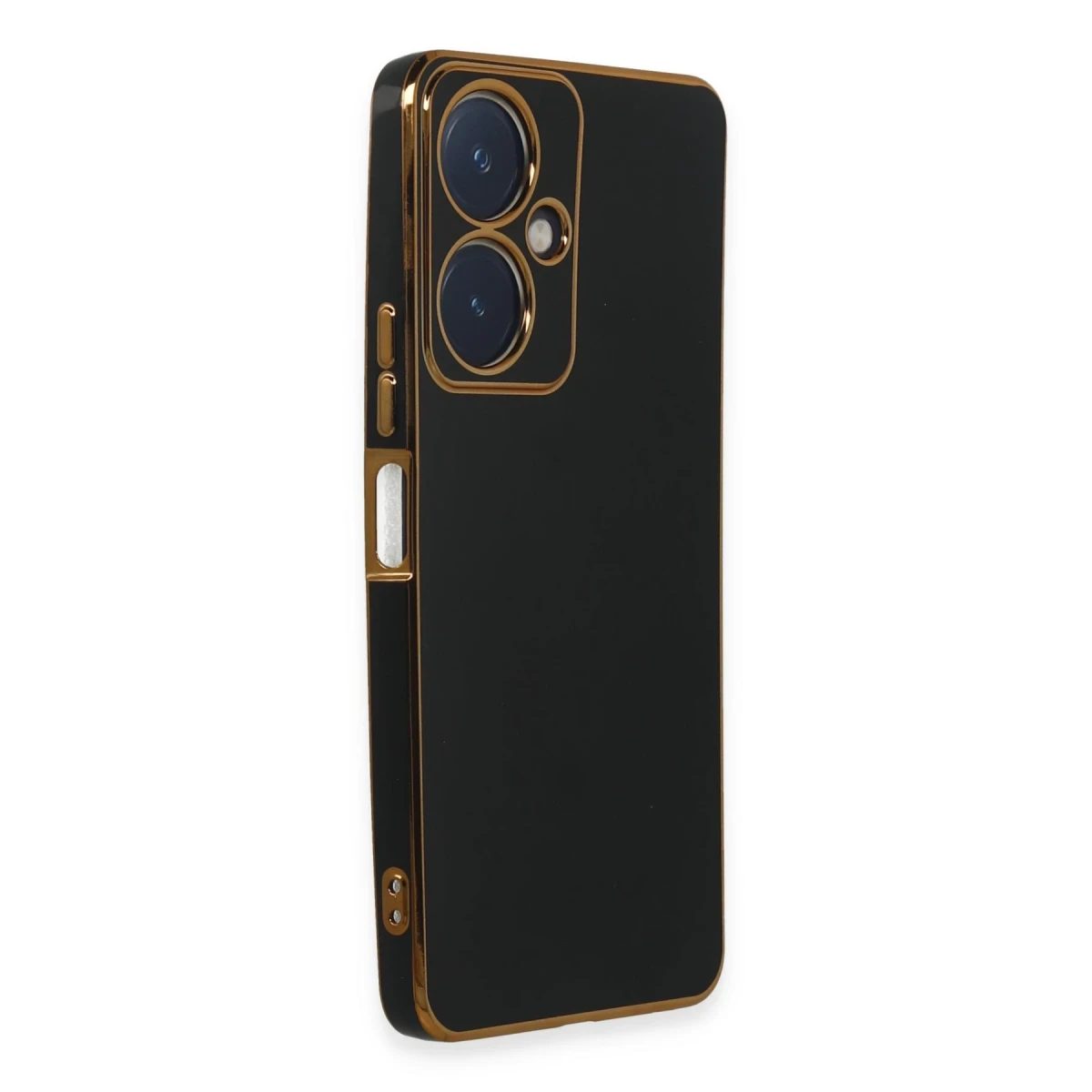 Vivo Y27 Kılıf Volet Silikon - Siyah
