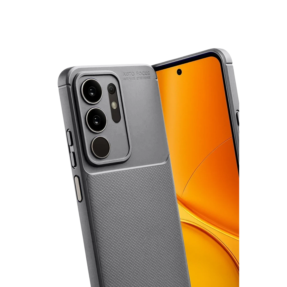 Vivo Y29 4G Auto Focus Karbon Kapak - Gri