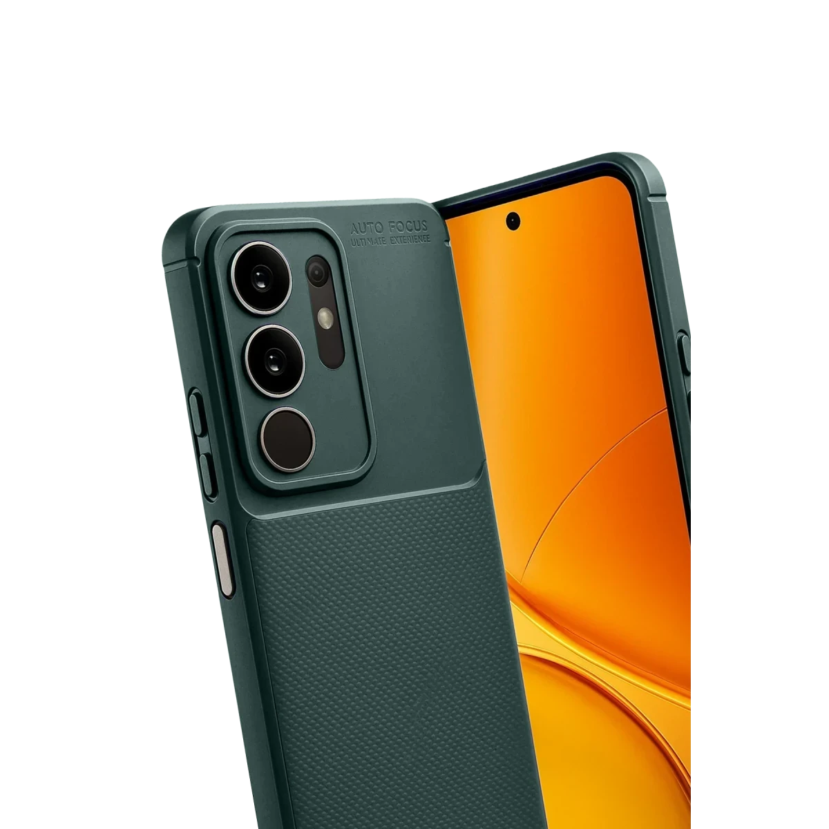 Vivo Y29 4G Auto Focus Karbon Kapak - Koyu Yeşil